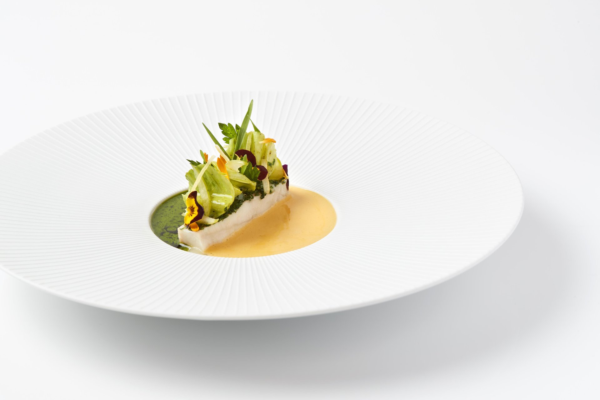 An elegantly presented gourmet dish at Lorenz Adlon Esszimmer