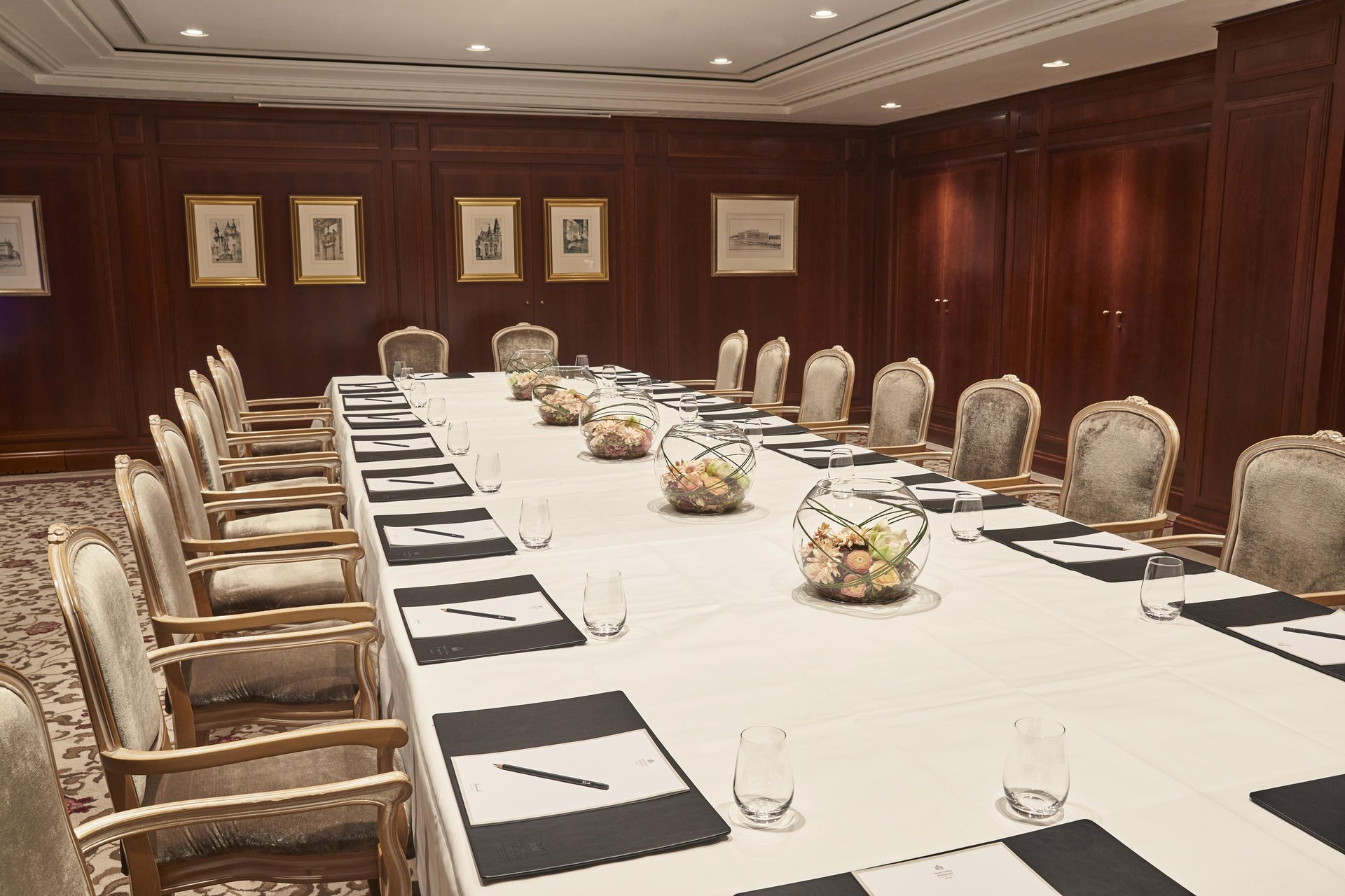 Meeting set up at the Konferenzraum 1
