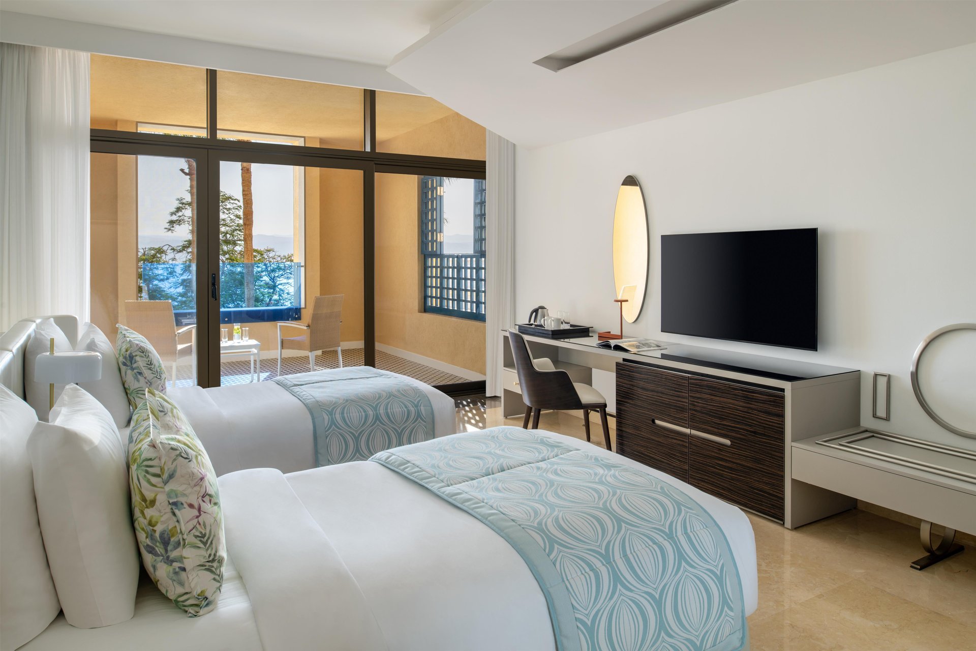 Kempinski Hotel Ishtar Dead Sea Jordan - Superior Room Twin Beds 