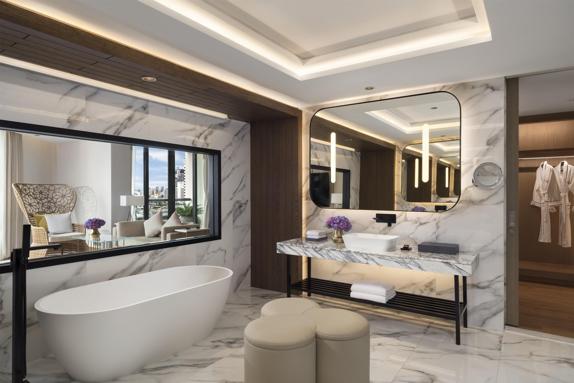 Siam Kempinski Hotel Bangkok - Suite Bad