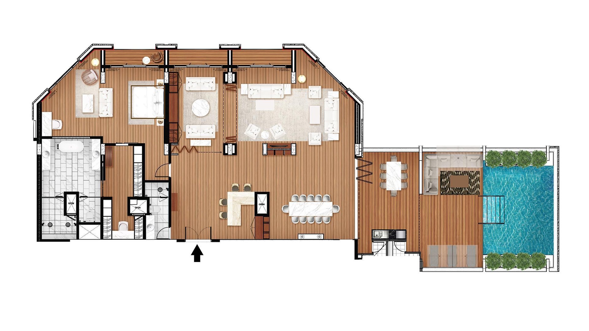 Siam Kempinski Hotel Bangkok - Presidential Terrace Suite