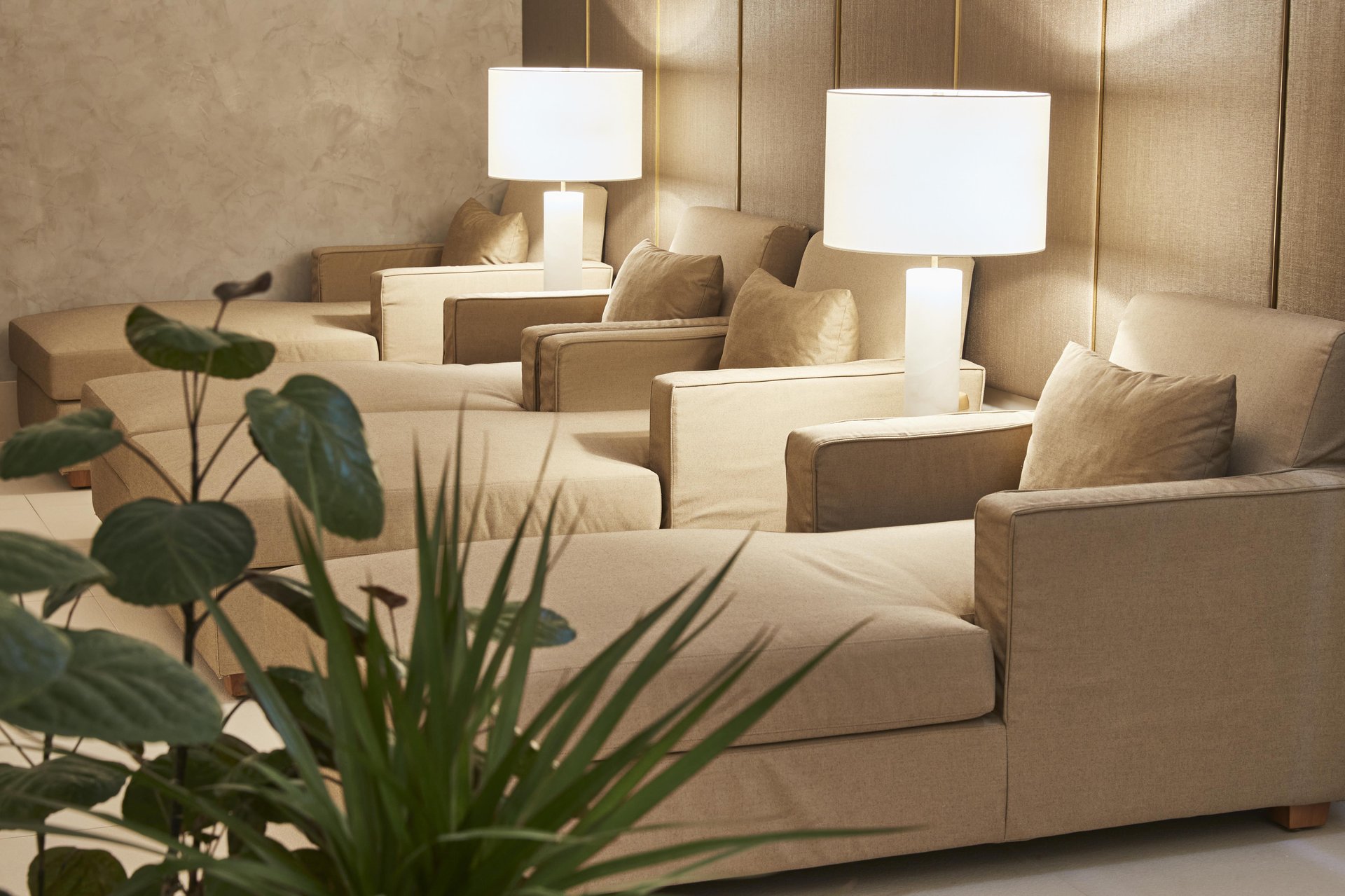 Relax lounge at the Adlon Pool