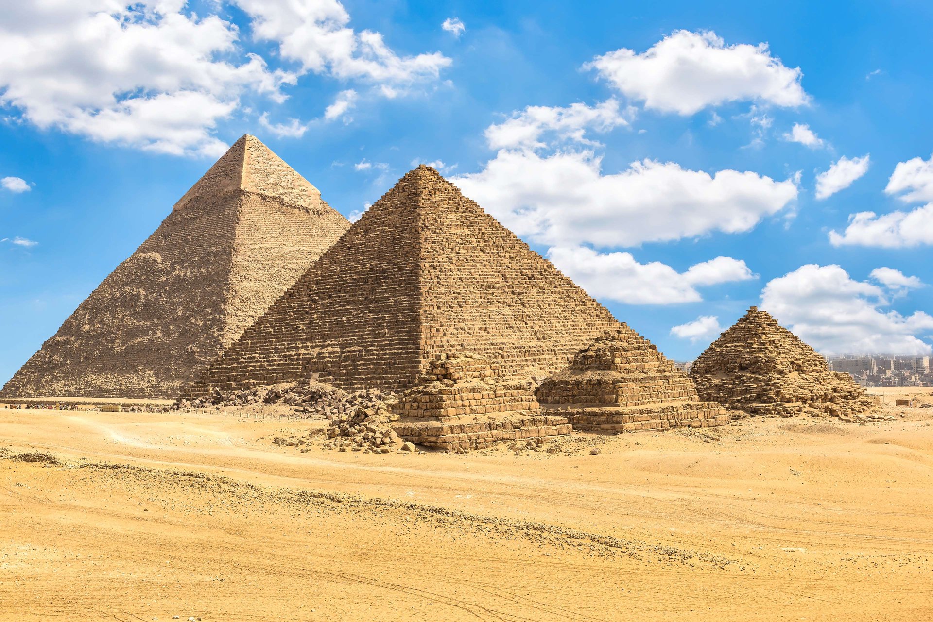 Die Pyramiden von Gizeh