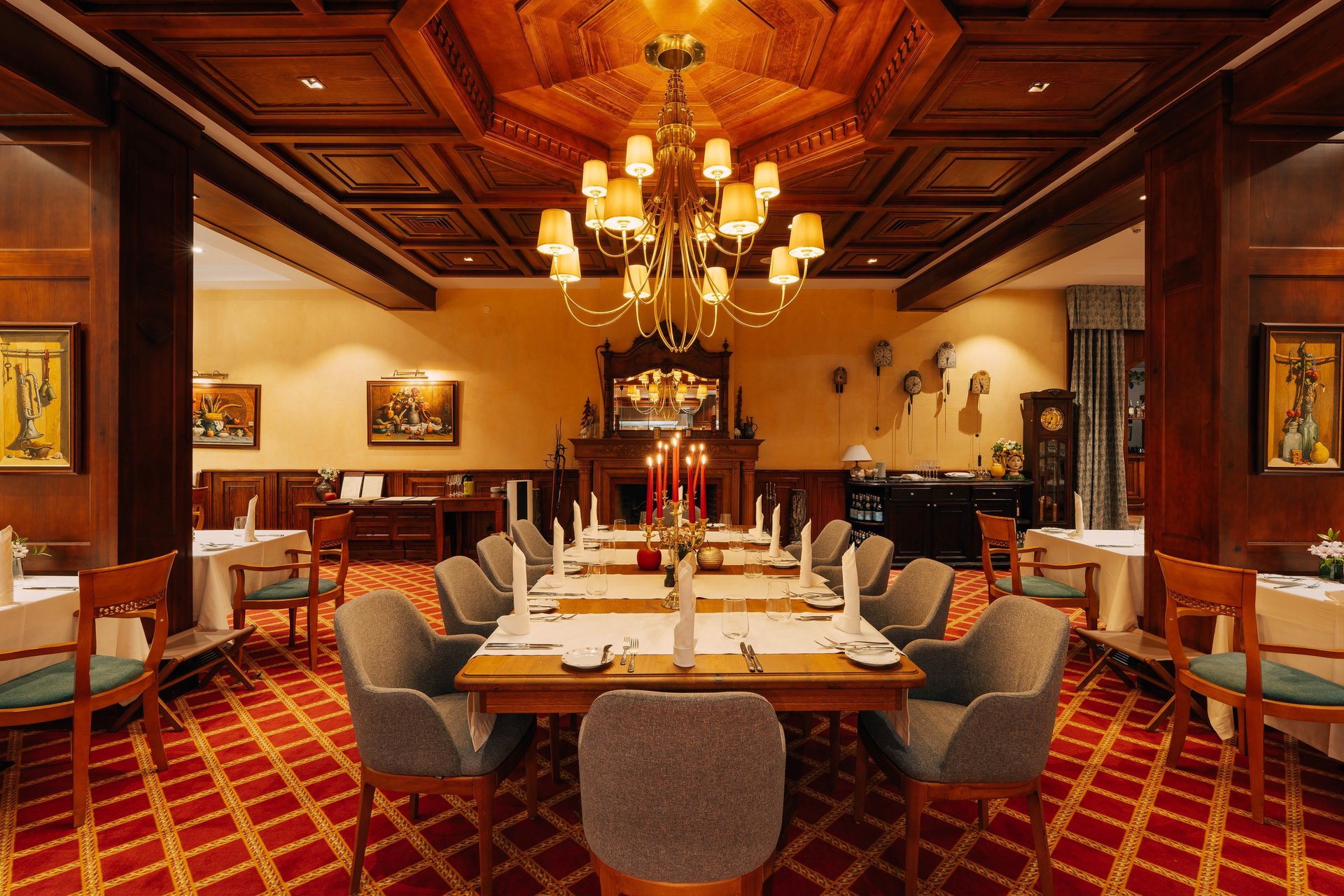 Restaurant Come Prima interior at Kempinski Hotel Grand Arena Bansko