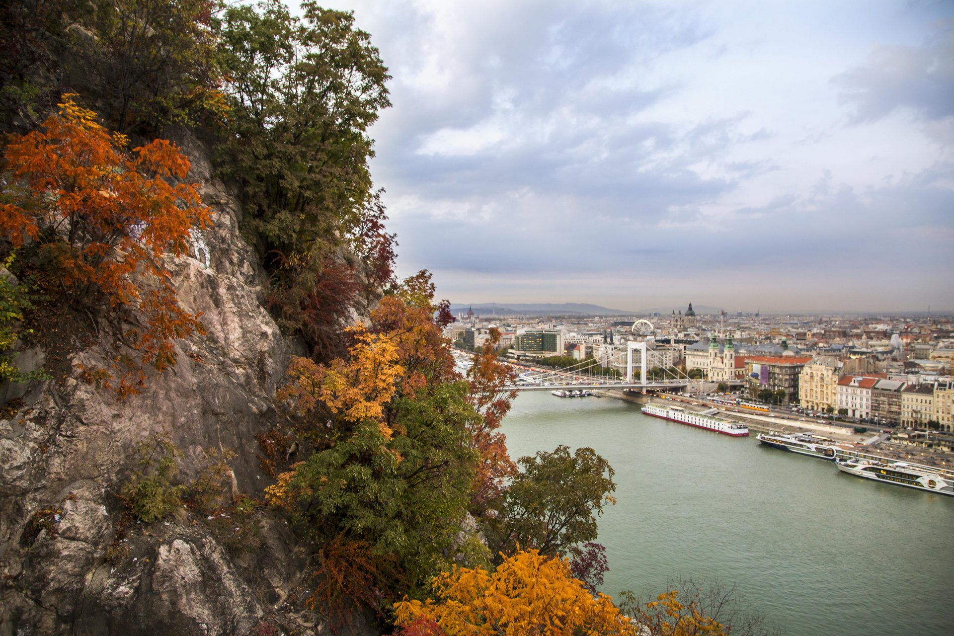 Gellért Hill Budapest in Autumn - breathtaking viewpoint