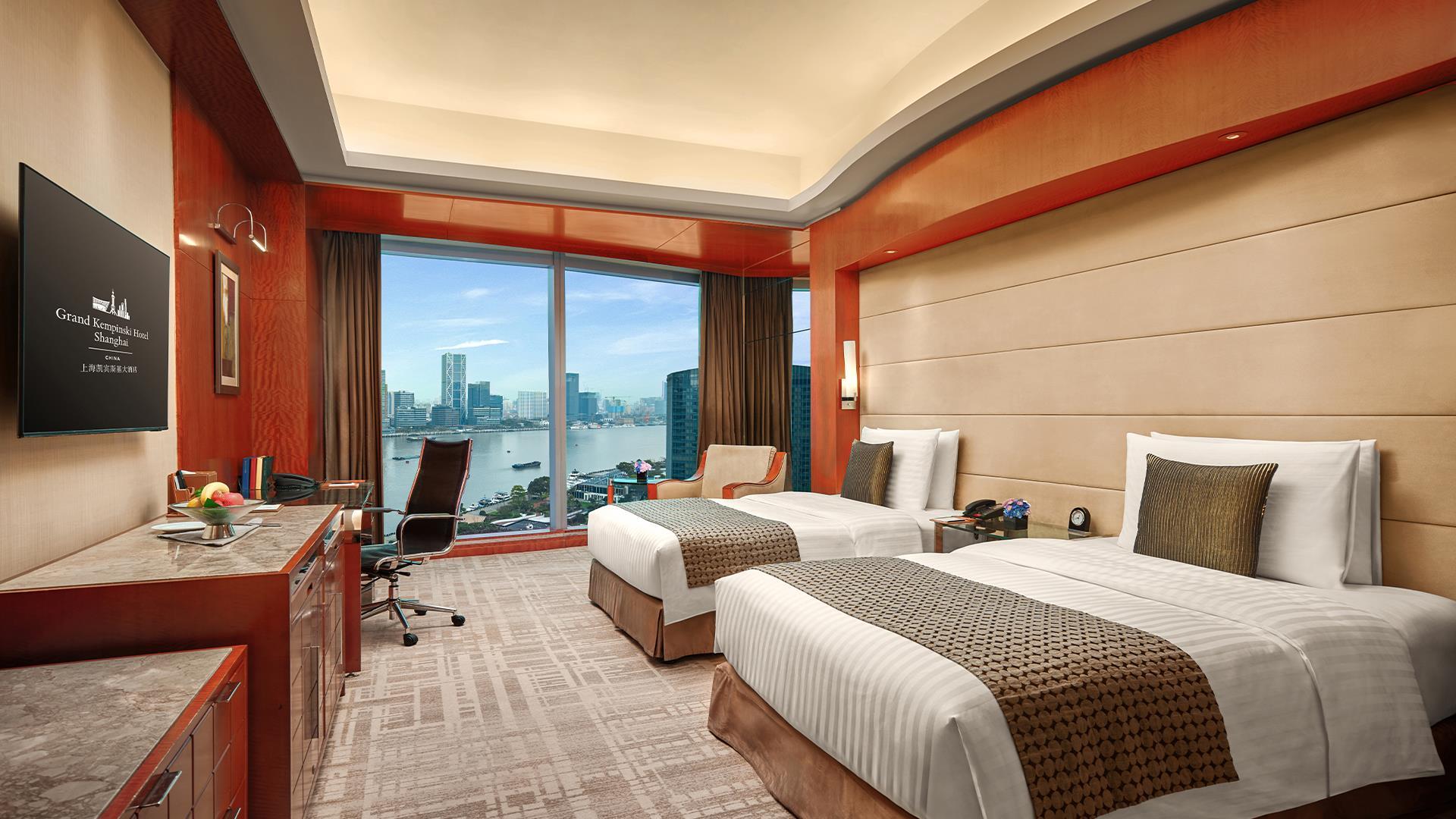 Grand Kempinski Hotel Shanghai - Deluxe Bund View Twin Room