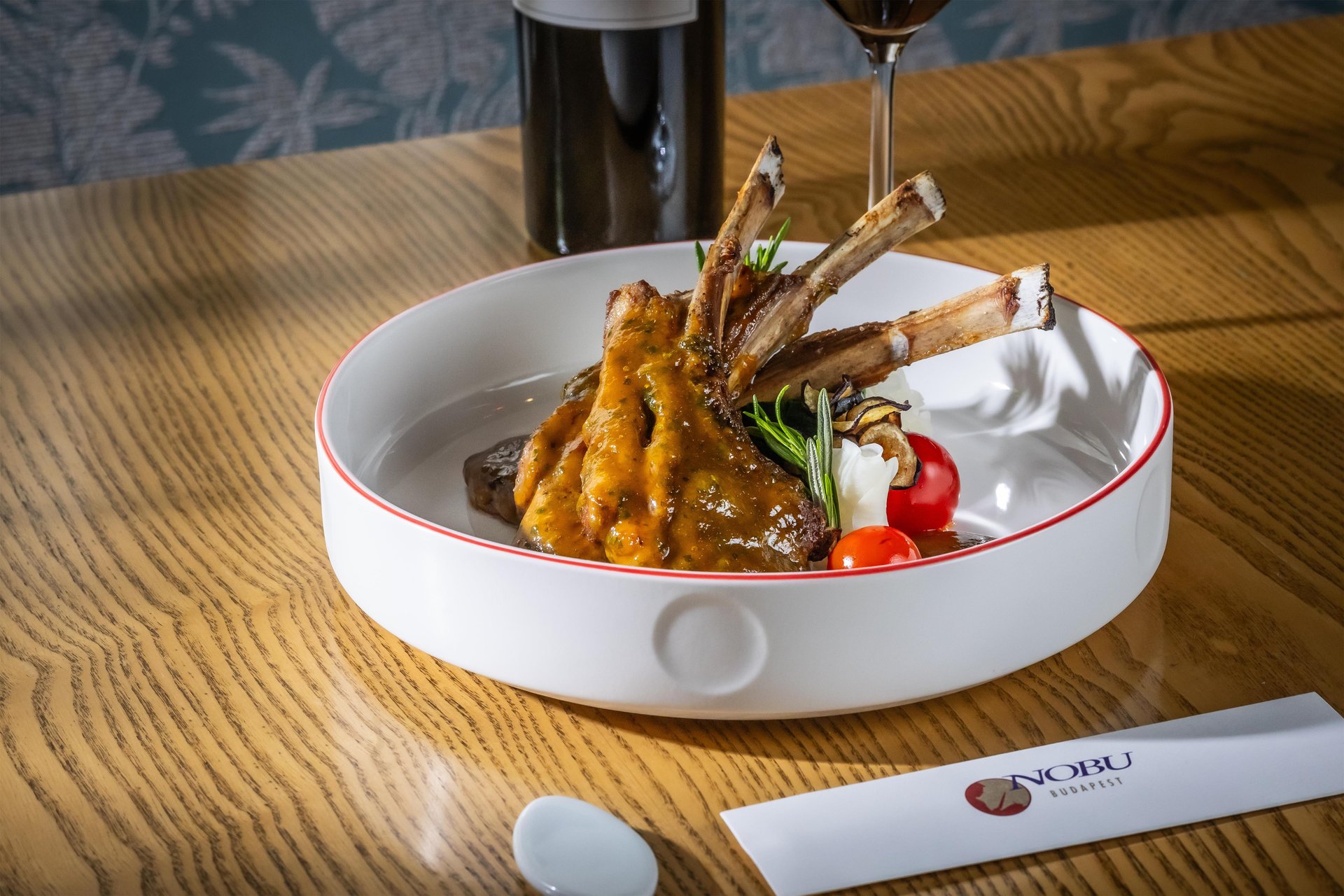 NOBU Budapest Restaurant Lamb Rosemary Miso