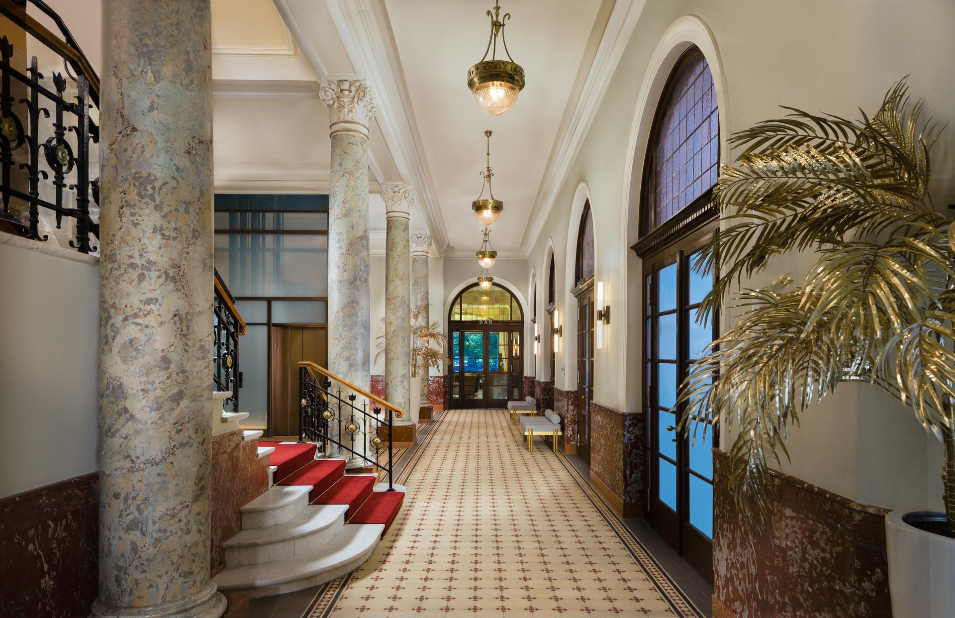History I Kempinski Palace Engelberg I Historical Lobby I 5 YEARS CELEBRATION