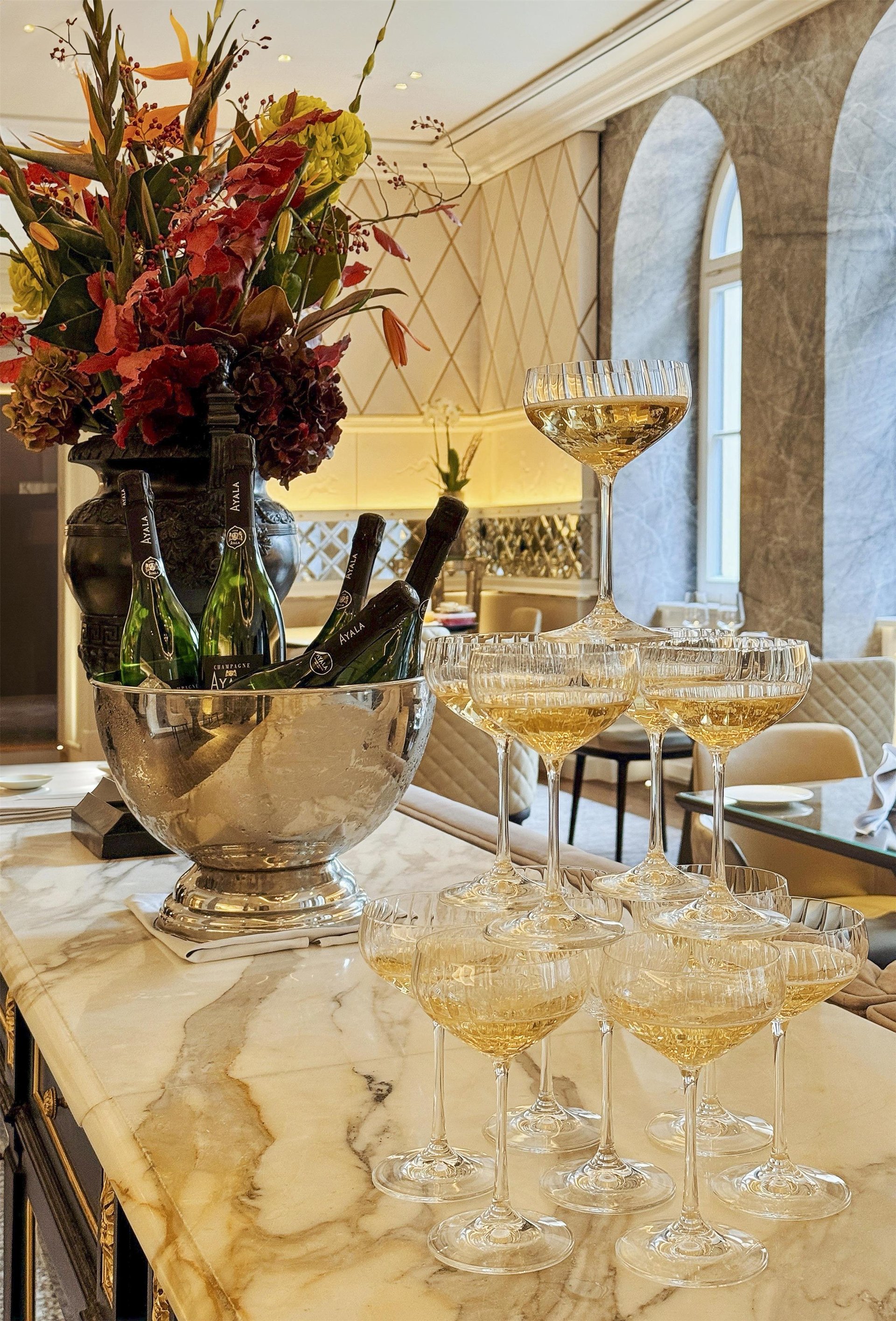 Silvester - Dinner & Champagner