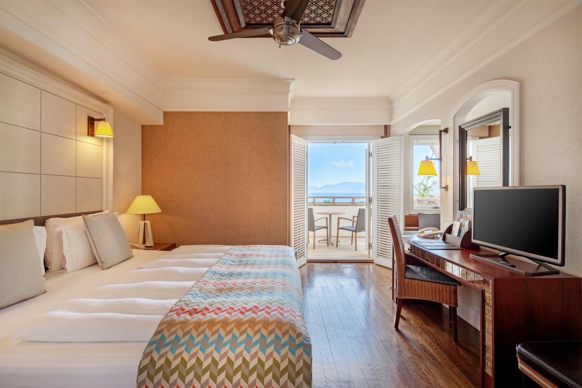 Kempinski Hotel Barbaros Bay Bodrum Turkey - Guest room