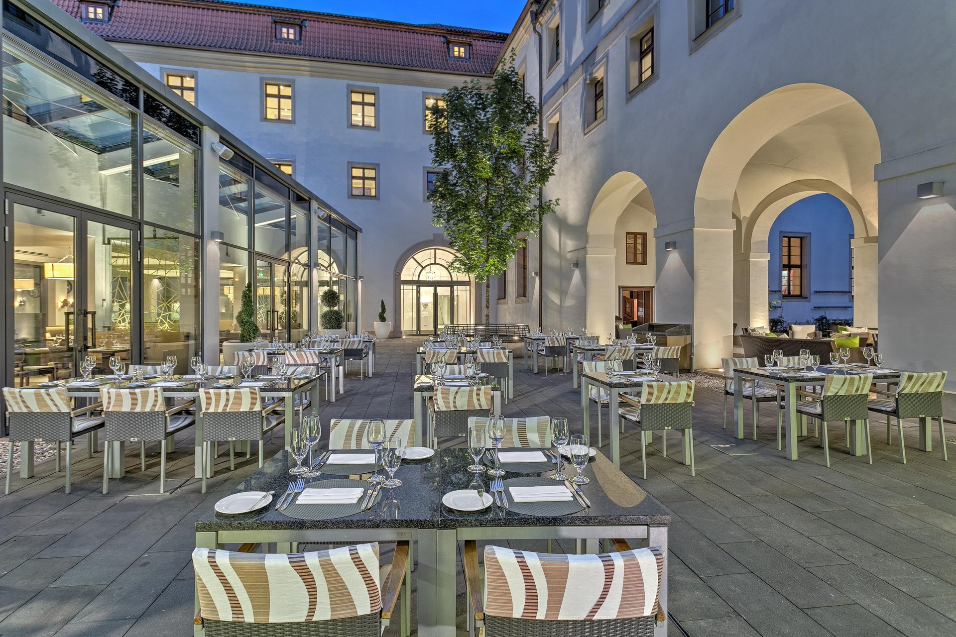 A Hidden Terrace in the Heart of Prague