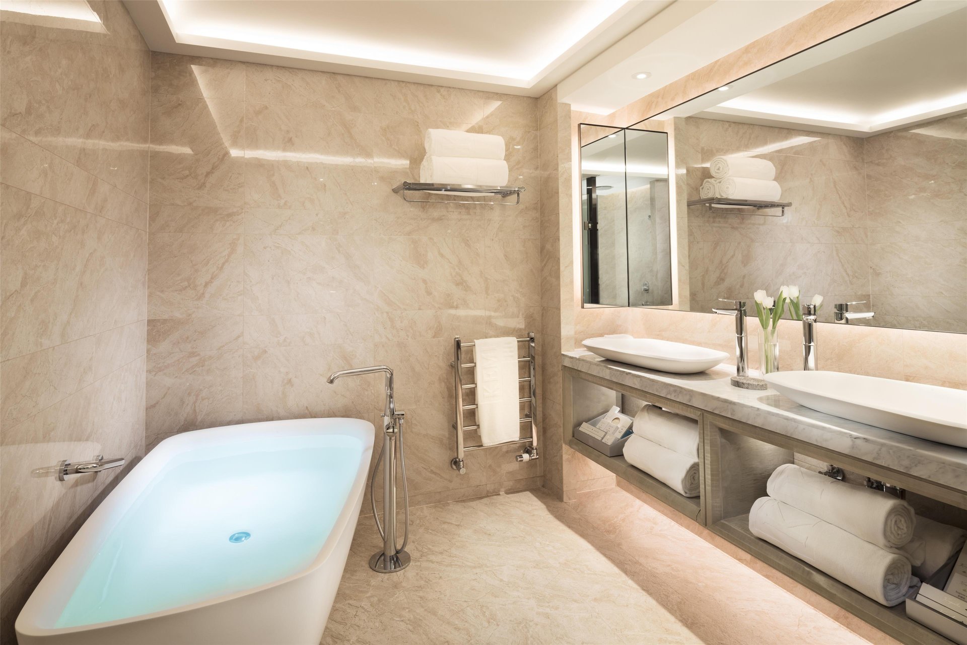 Kempinski Hotel Beijing Yansha Center - Suite bath