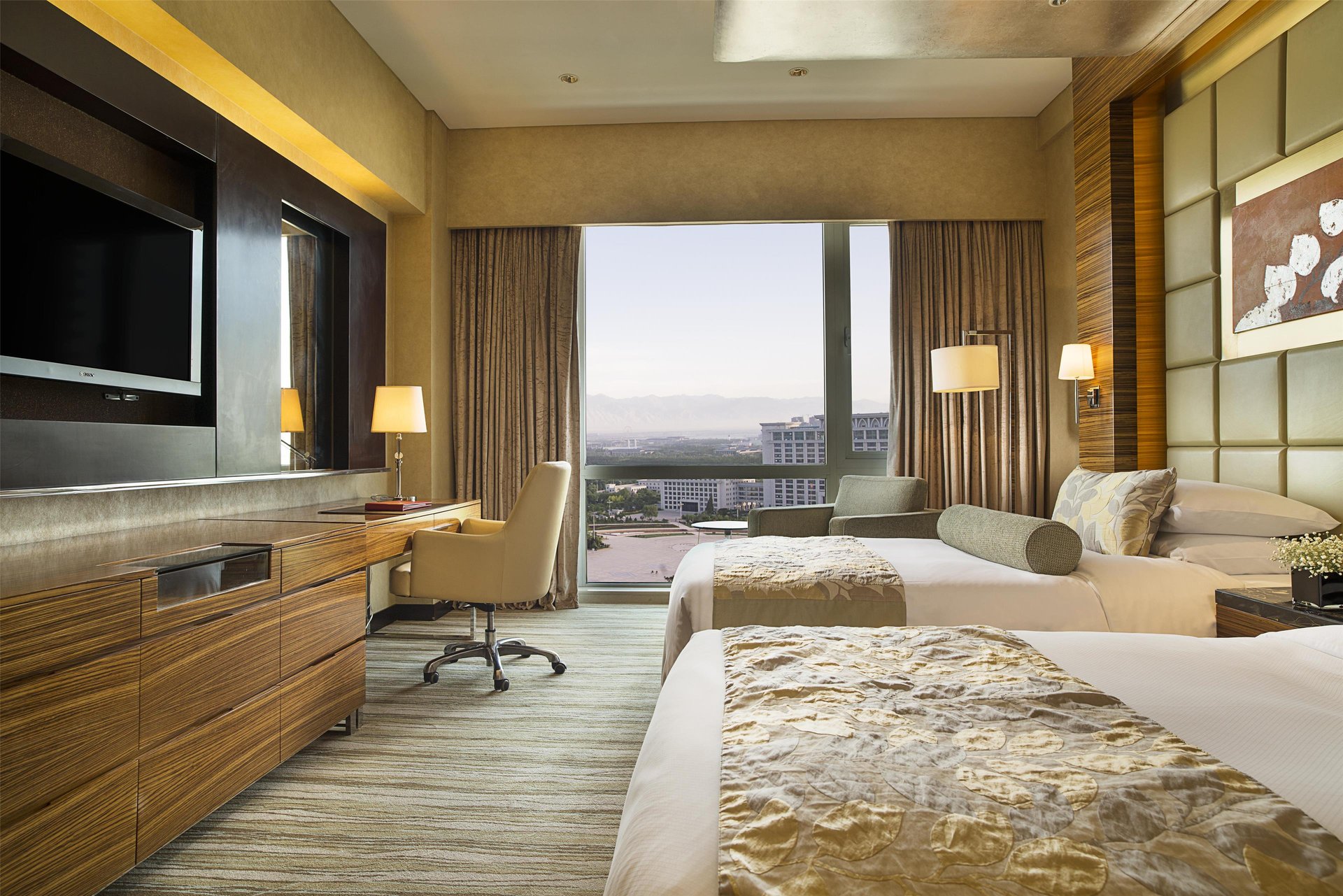 Kempinski Hotel Yinchuan China - Deluxe Room City View Twin Bed