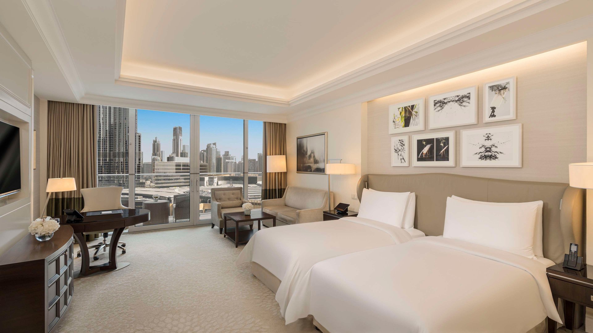 Grand Club Zimmer mit Blick auf den Burj