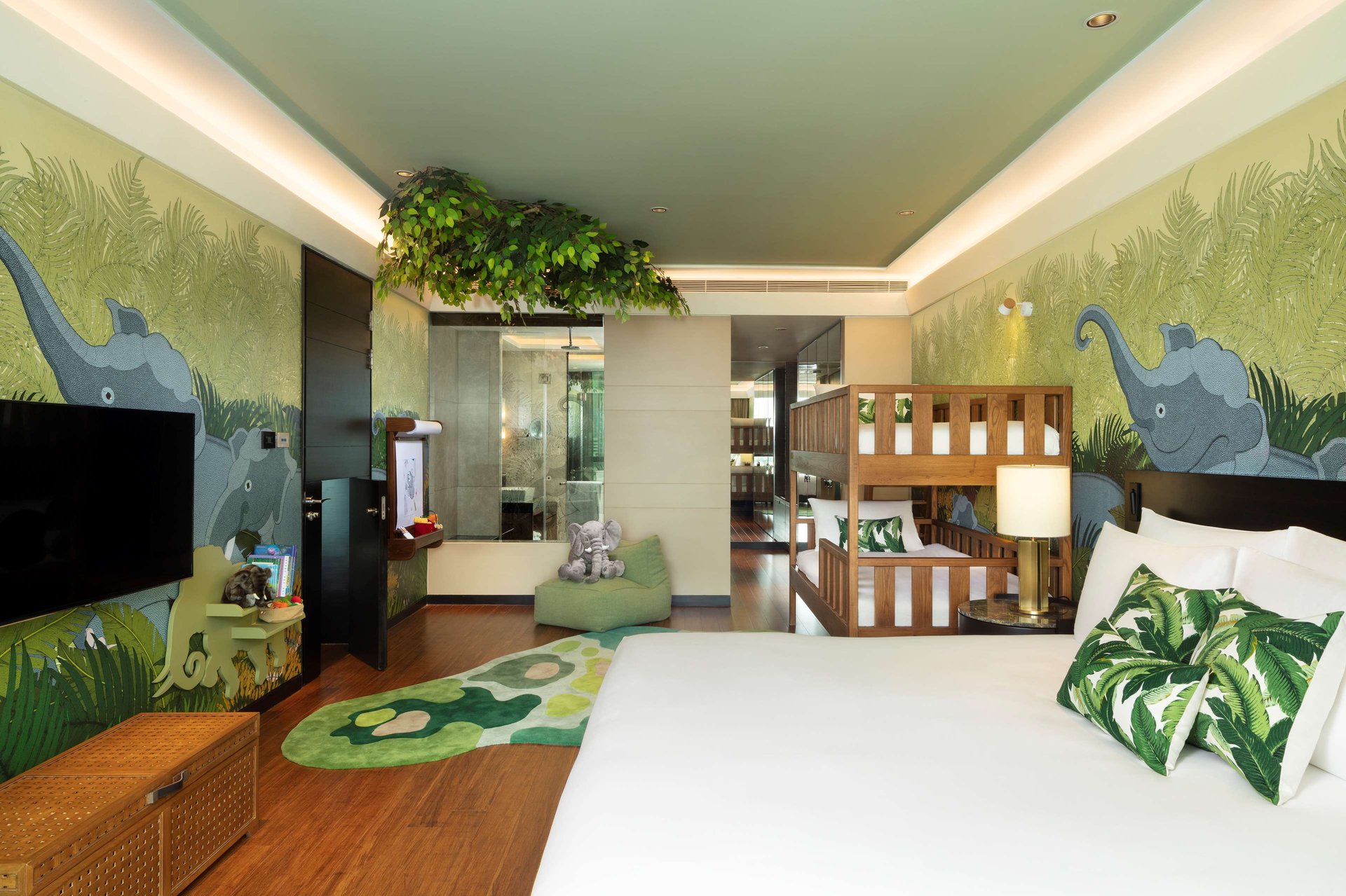 Family Suite mit einem Schlafzimmer und Tier-Thema
