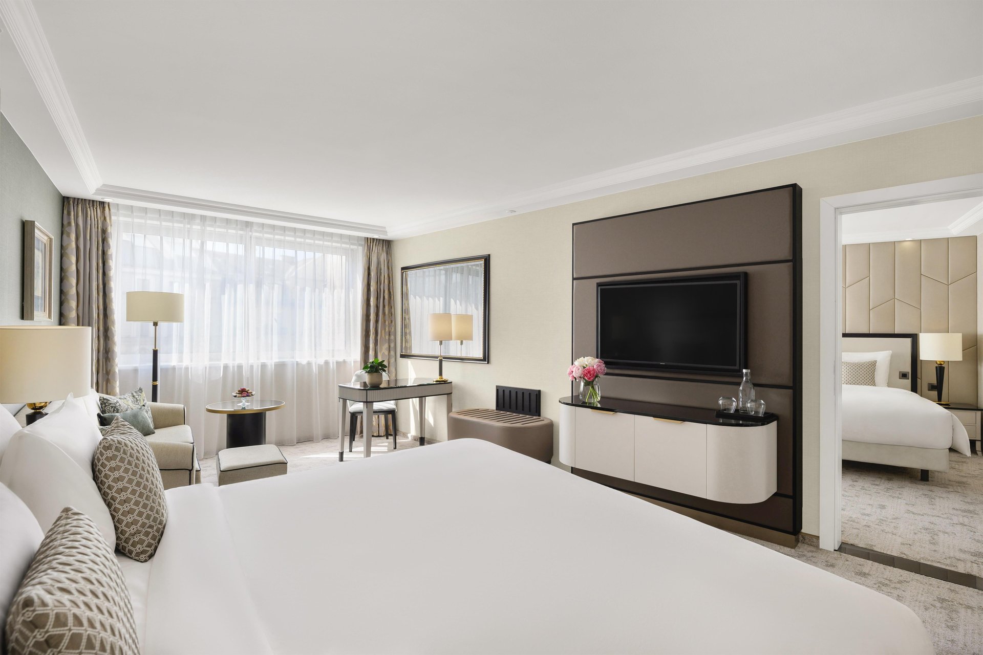 Family room with connecting room Premium Deluxe category at Kempinski Hotel Corvinus Budapest