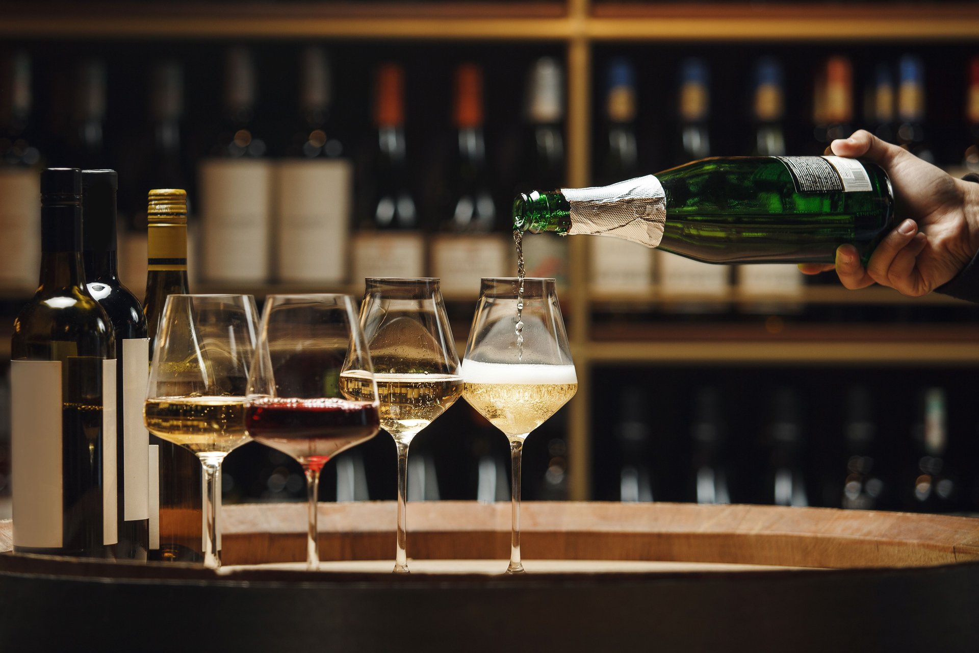 Champagne glasses