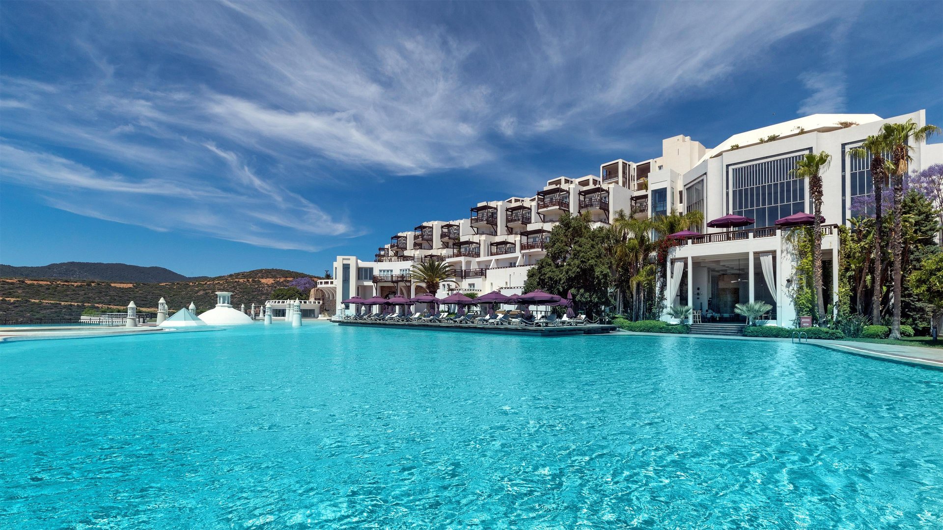 Kempinski Hotel Barbaros Bay Bodrum Turkey - Pool