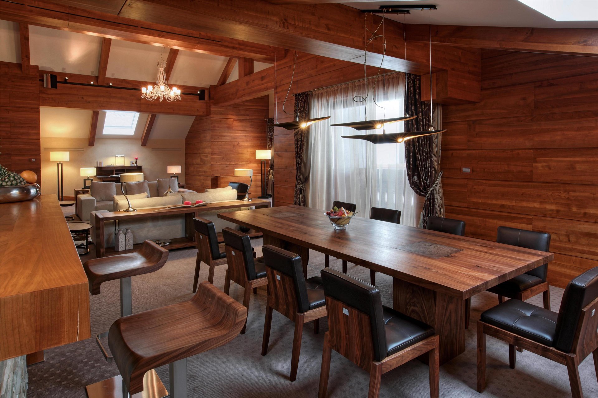 Presidential suite boardroom