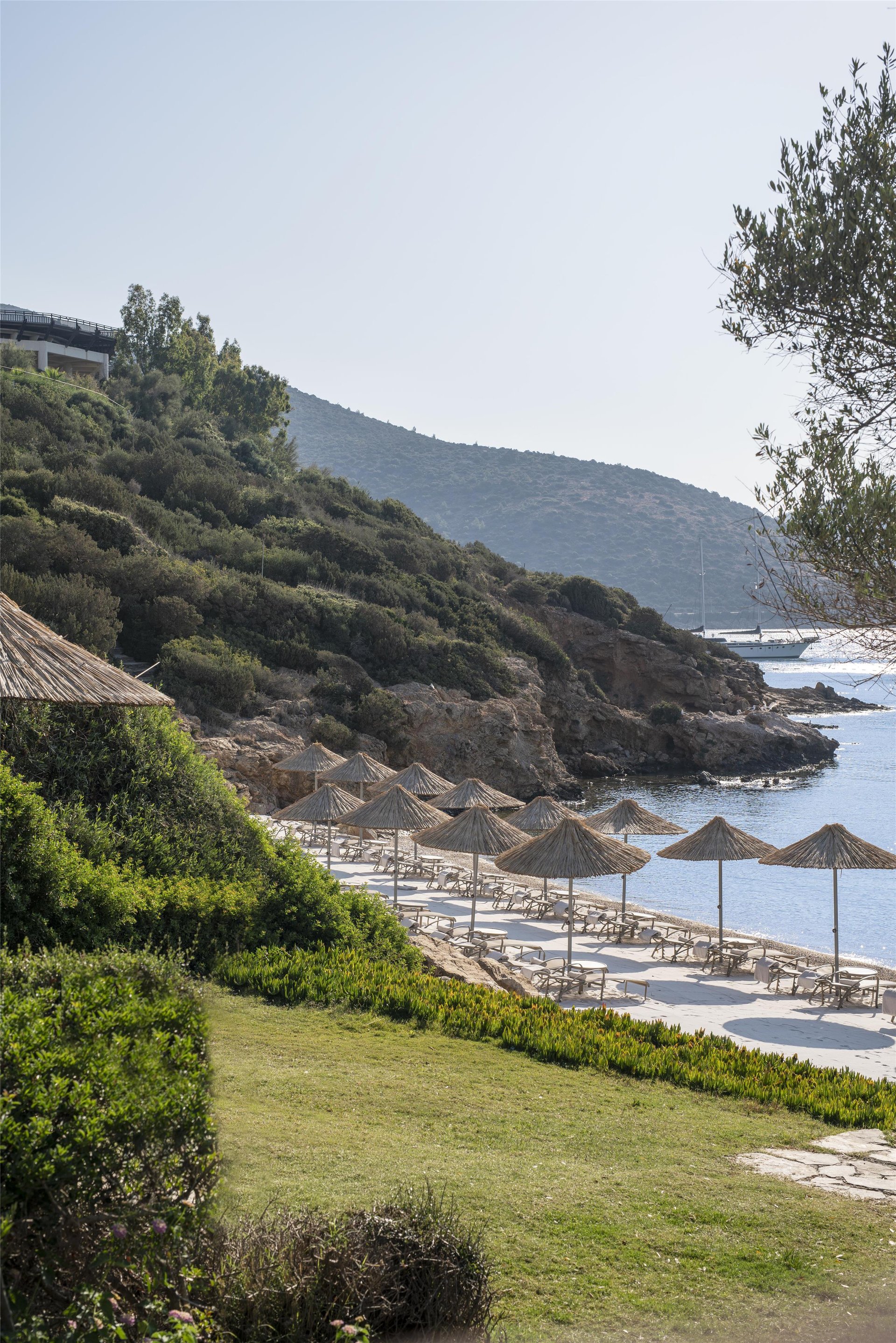 Kempinski Hotel Barbaros Bay Bodrum Turkey - Beach