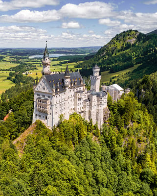 castle from above