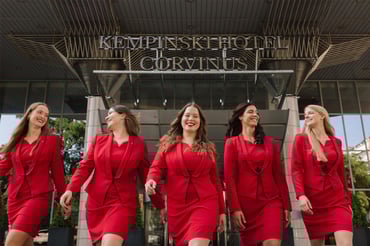 Ladies in Red at Kempinski Hotel Corvinus Budapest