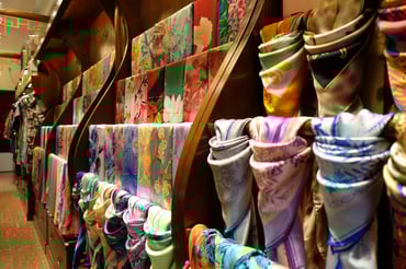 Silks in Hangzhou China