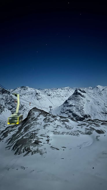 Night Skiing in St.Moritz