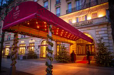 Hotel entrance in Berlin