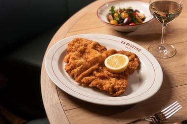 Wiener Schnitzel - Signature Dish at ÉS Bisztró