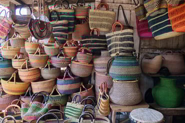traditional market in Ghana