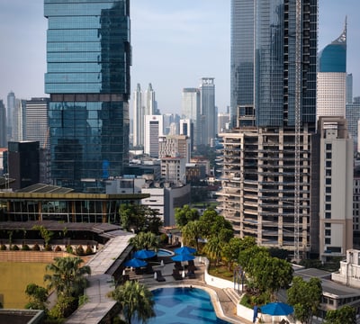 Hotel Indonesia Kempinski Jakarta - Pool view