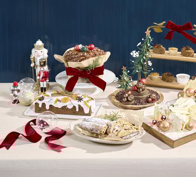 Festive pastry, slice