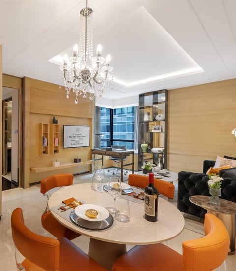 The One Executive Suites managed by Kempinski - Shanghai - In Room Living Area