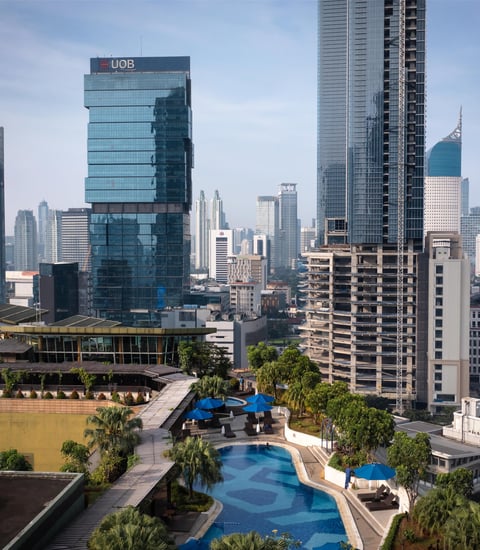 Hotel Indonesia Kempinski Jakarta - Pool view