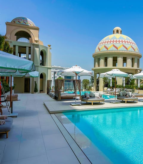 Kempinski Hotel Mall of the Emirates Dubai - Pool view