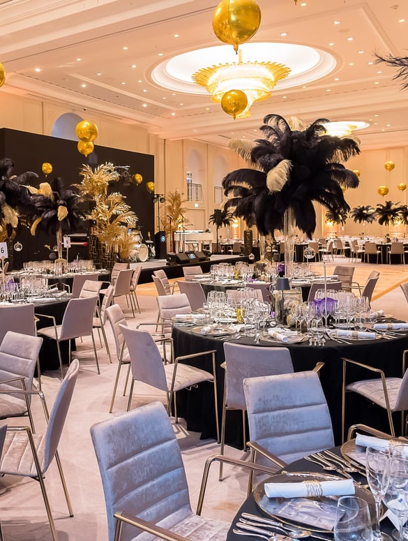 Ballroom for the New Year's Eve Ball at Hotel Adlon Kempinski Berlin