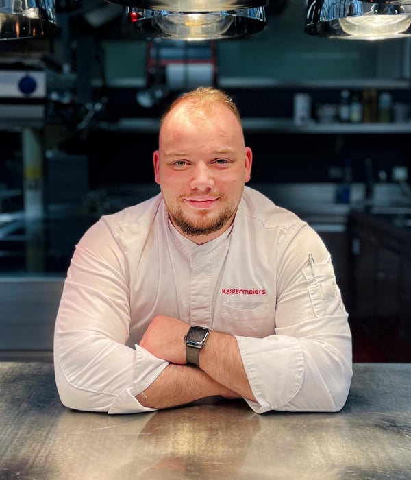 Head Chef Hagen Hochlenert at Kastenmeiers, crafting superb modern European dishes.