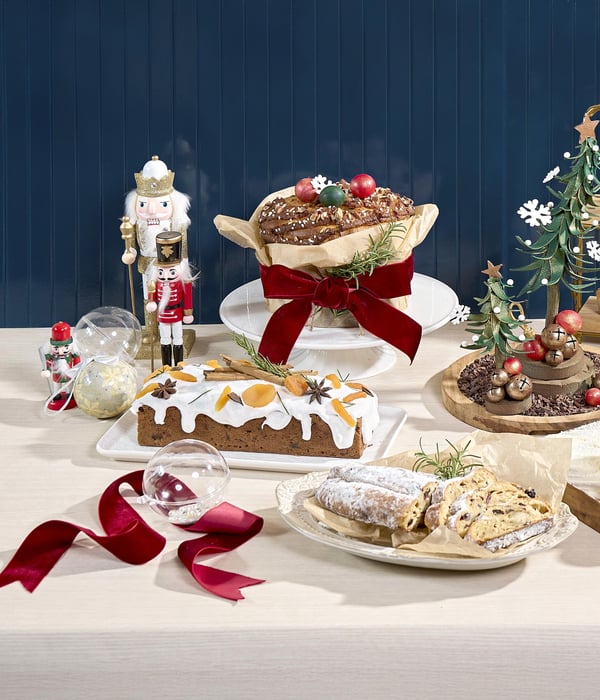 Festive pastry, slice