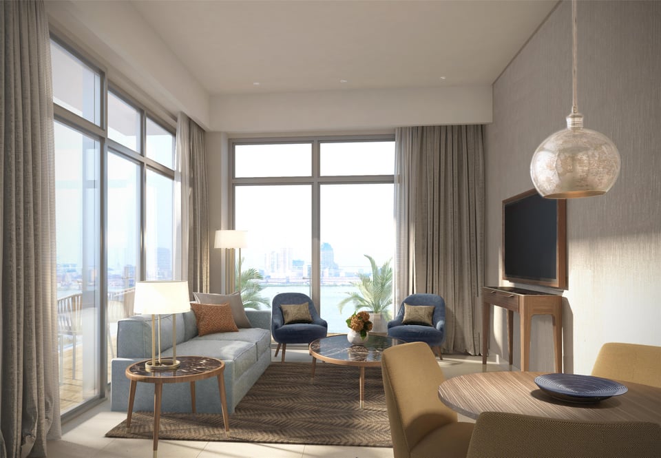 Kempinski Hotel Brazzaville Republic of the Congo - JUNIOR SUITE LIVING ROOM VIEW RIVER VIEW