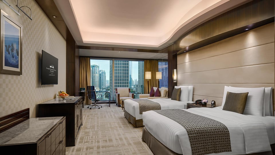 Grand Kempinski Hotel Shanghai - Grand Skyline View Twin Room