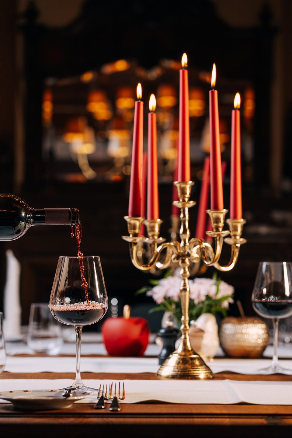 Romantic dinner set at Come Prima restaurant KISOF2