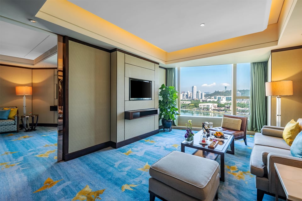 Kempinski Hotel Xiamen China - Deluxe Lake Suite Living Room