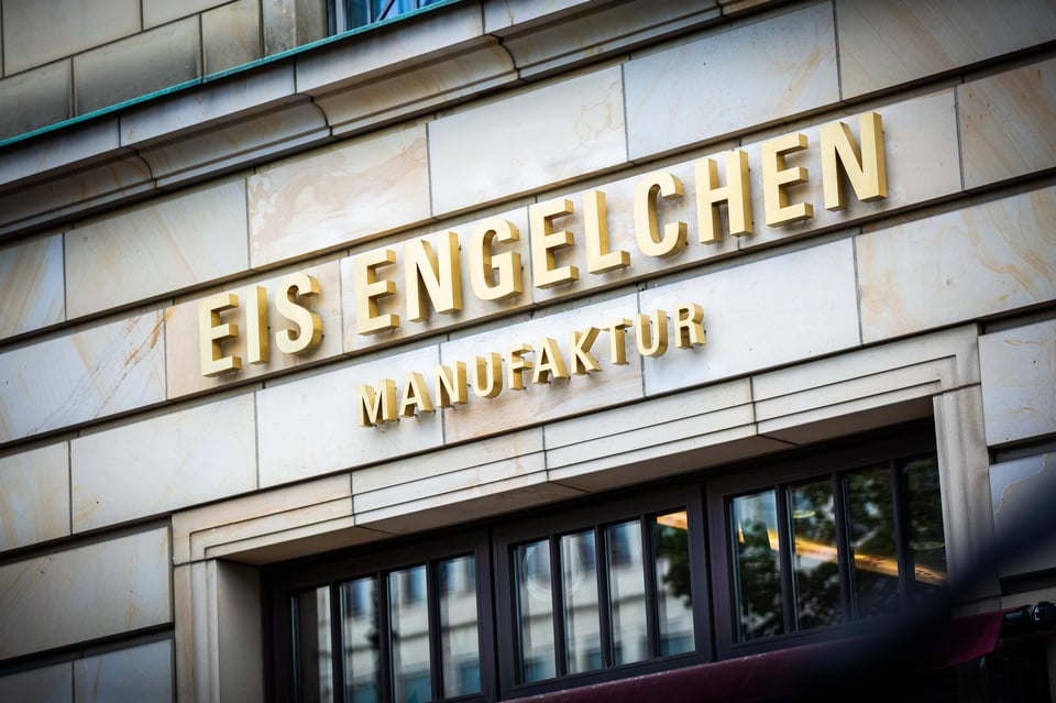 Ice cream parlour Eisengelchen at Hotel Adlon Kempinski Berlin