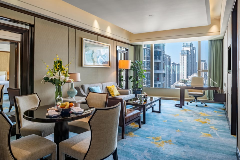 Kempinski Hotel Xiamen China - Deluxe City Suite Living Room