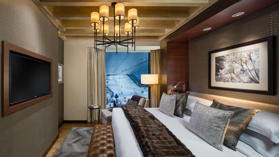 Kempinski Hotel Mall of the Emirates Dubai - Ski Chalet King Bedroom