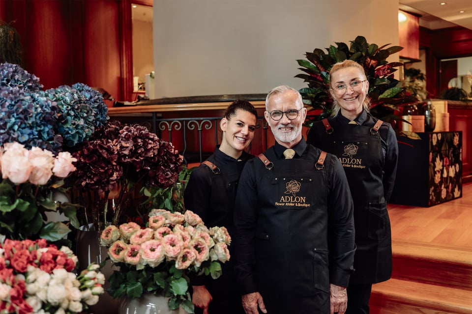Florist team at Adlon Flower Atelier and Boutique