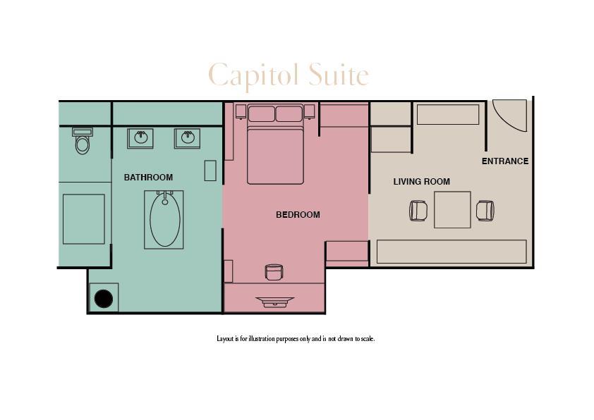 KISIN1 - 2025 - The Capitol Kempinski Hotel Singapore - Capitol Suite Layout