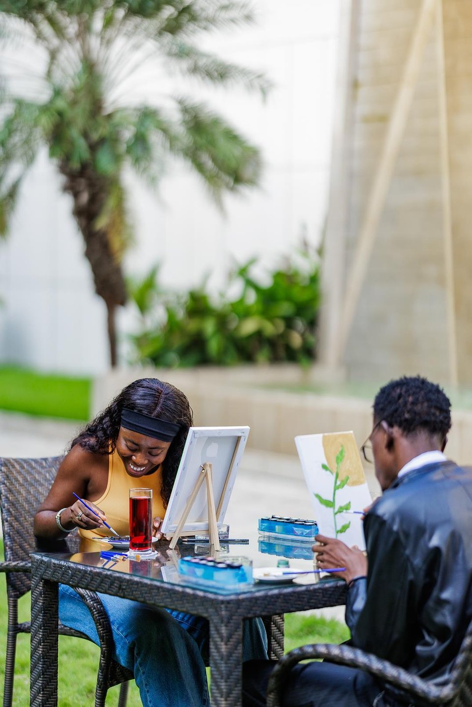 Sip and Paint at Kempinski Hotel Gold City Accra