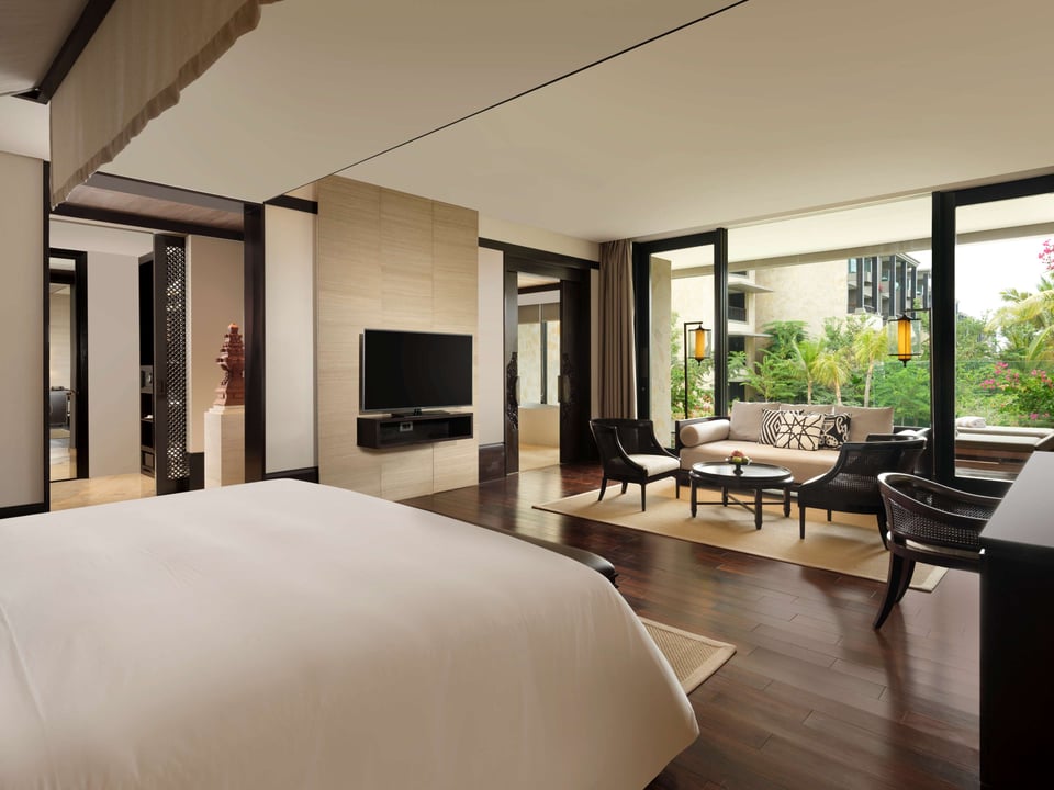 Kamar Cliff Private Pool Junior Suite di The Apurva Kempinski, Bali.